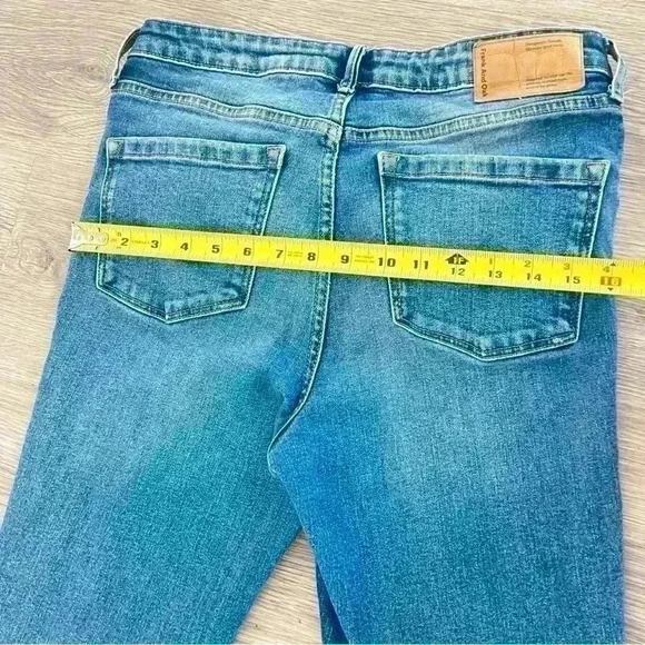 FRANK & OAK BLUE SKINNY JEANS SIZE 29 STRETCH DENIM - Picture 12 of 14